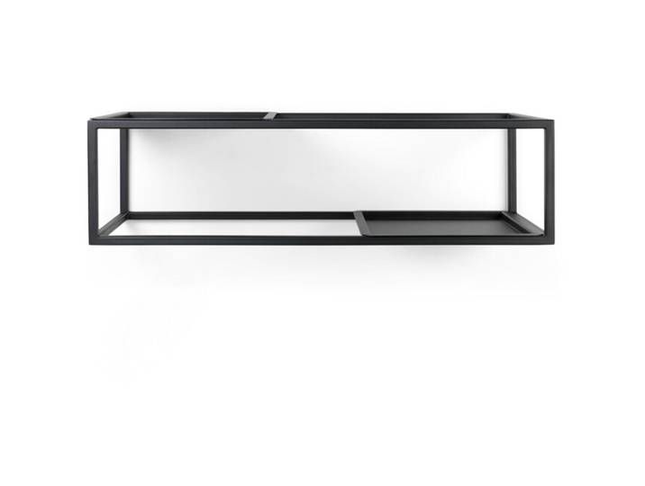 Spinder Design Garderobenleiste Skadi schwarz Stahl H 21 cm - Garderobenleiste