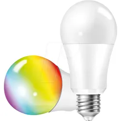 LOGILINK SH0121 - Wi-Fi Smart LED-Glühbirne, 8 W, 700 lm, Tuya kompatibel, weiß
