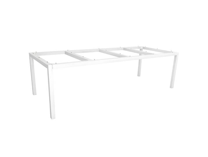 Stern Aluminium Tischgestell 250x100 cm, weiß, Vierkantrohr