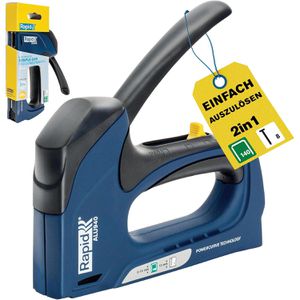 Rapid Handtacker ALU940 Combi Tacker, 5001680, für Klammern 6-14mm, Nägel 15mm