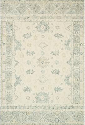 Alexander Home Annabelle Botanical Bloom Hand-Hooked Wool Rug