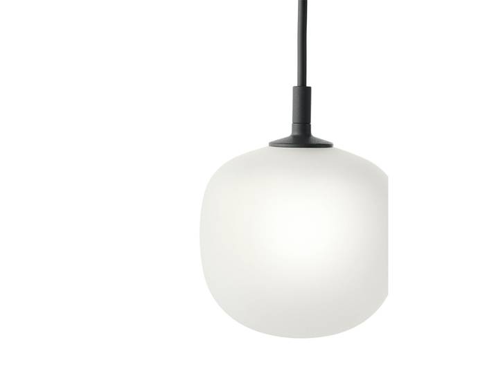 Rime Pendelleuchte Ø12 White/Black - Muuto - Wohnzimmer - Glas