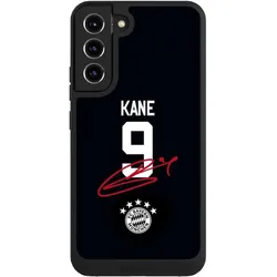 Nivocase Handyhülle für Samsung Galaxy S22+ Hülle NIVOpure Case Schwarz FC Bayern München Trikot Harry Kane (Samsung Galaxy S22+), Smartphone Hülle, Schwarz