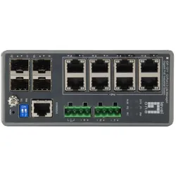 LevelOne IGP-1271 Switch (12 Ports), Netzwerk Switch, Grau
