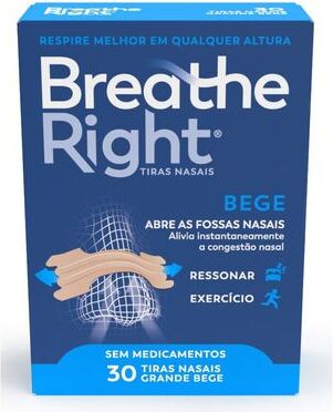 Tiras Nasais Breathe Right Grandes 30 un