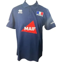 Errea, Herren, Sportshirt, angarm-poo france evo 2024/25 (L), Blau, L