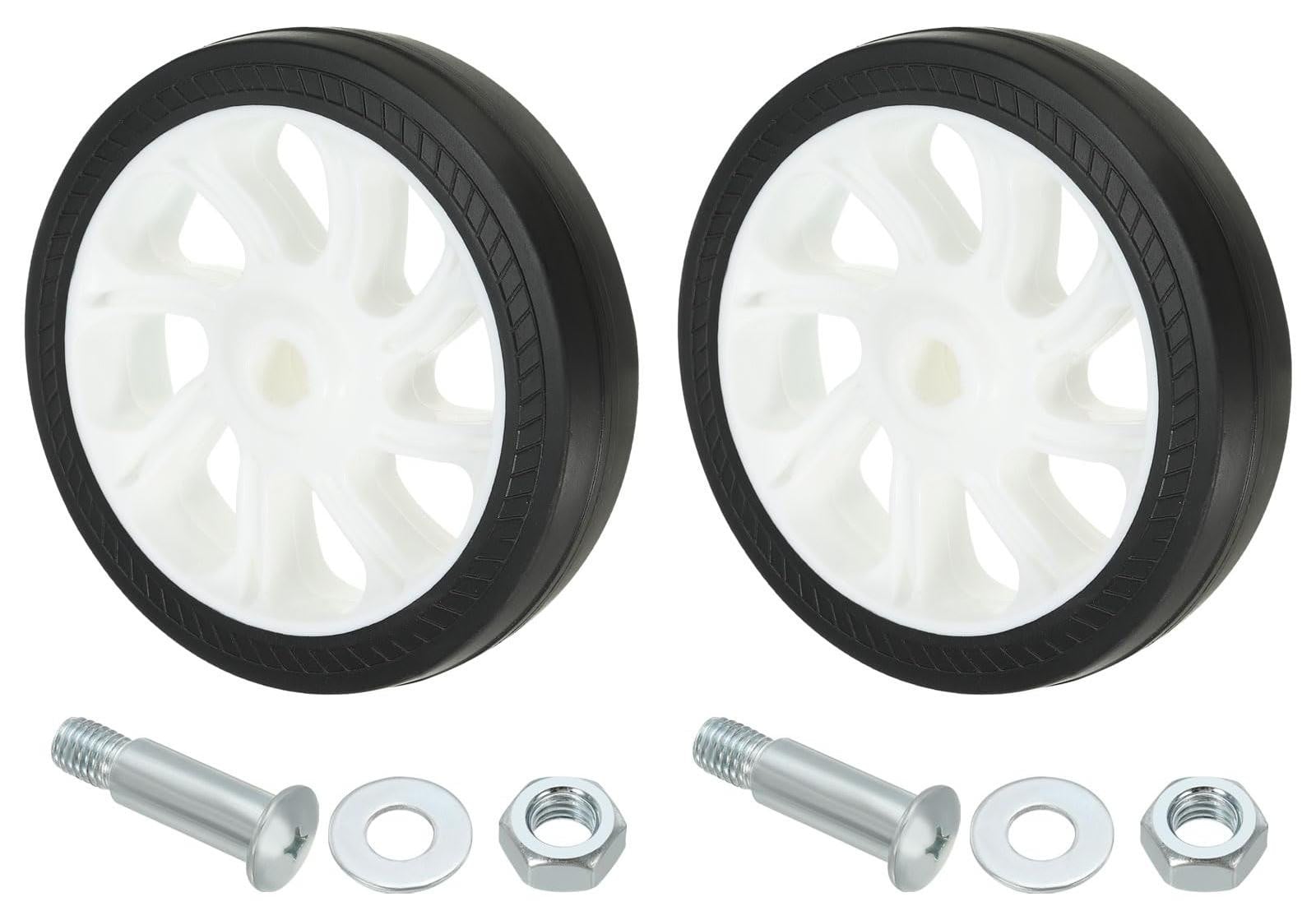 Selius Luchtcompressorwielen 5 inch, 2 stuks, Diameter: 1,2 cm