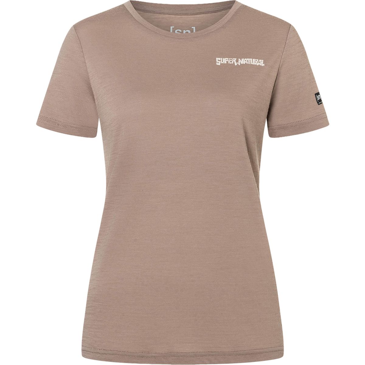 Super.Natural W Peak Lovers Tee mountain trail/tapioca (51K) XS SNWP0326351KXS