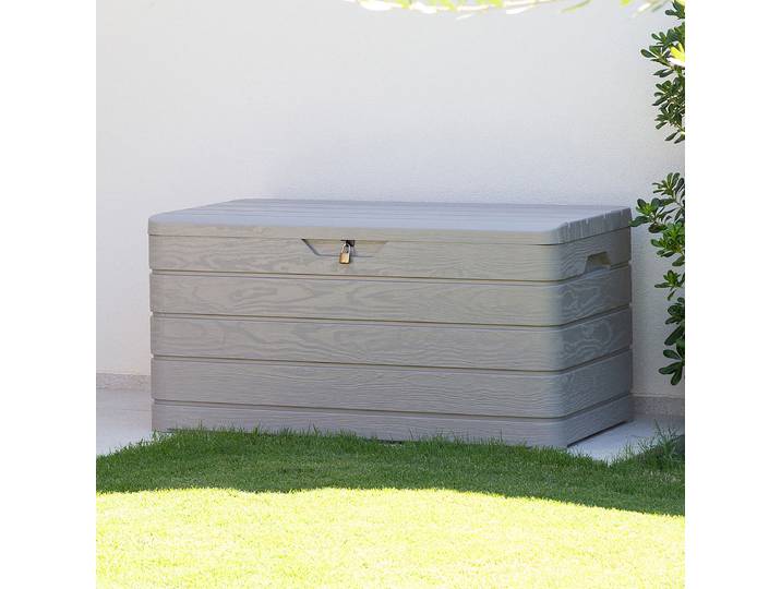 Auflagenbox Dolomiti 129 x 70cm Grau/Grau