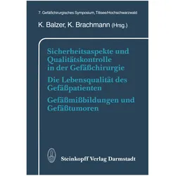 Sicherheitsaspekte und Qualitätskontrol, Fachbücher von K. Brachmann, K. Balzer
