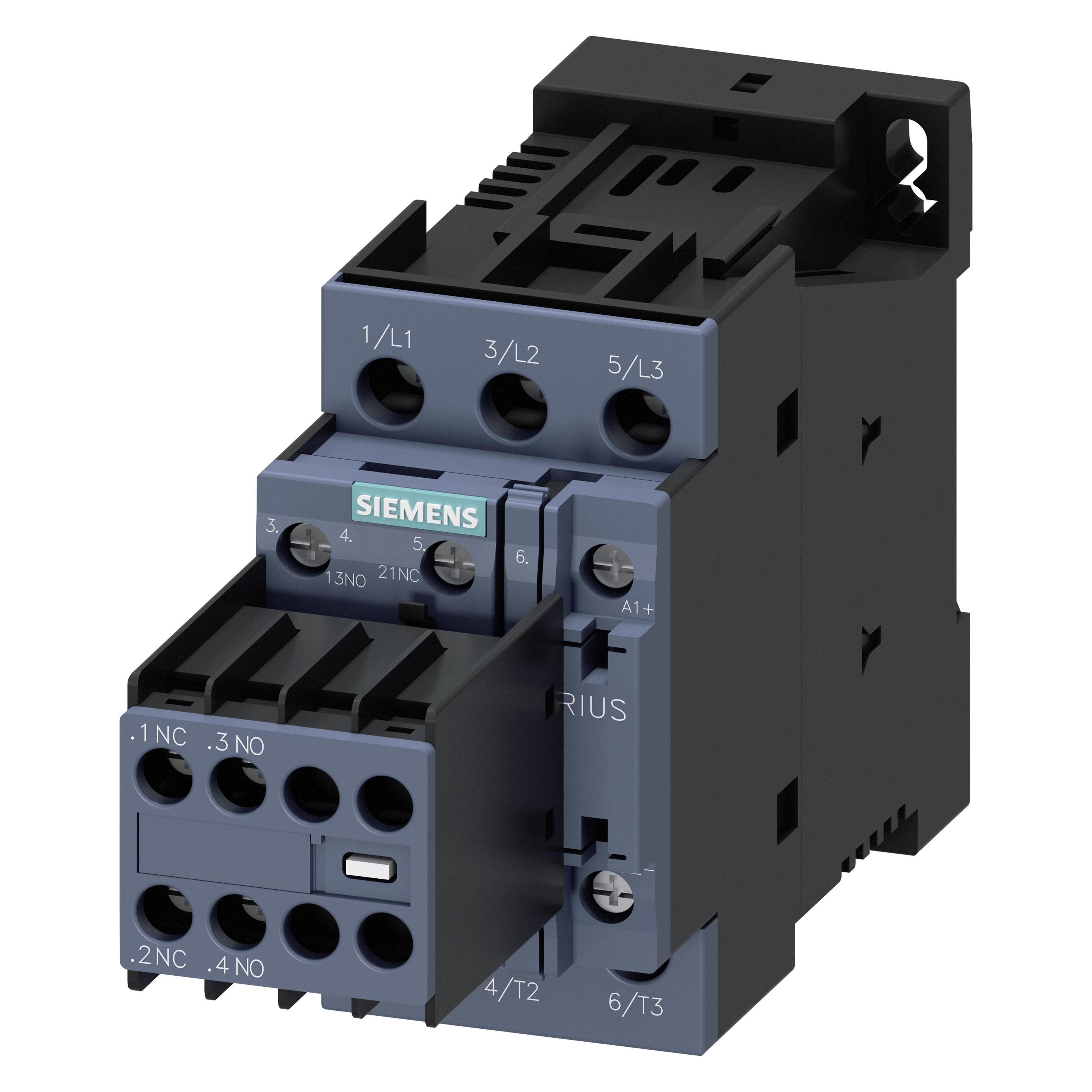 Siemens Contactor 11kW/400V 2NO+2NC 24V 3P S0 (3RT2026-1BB44)