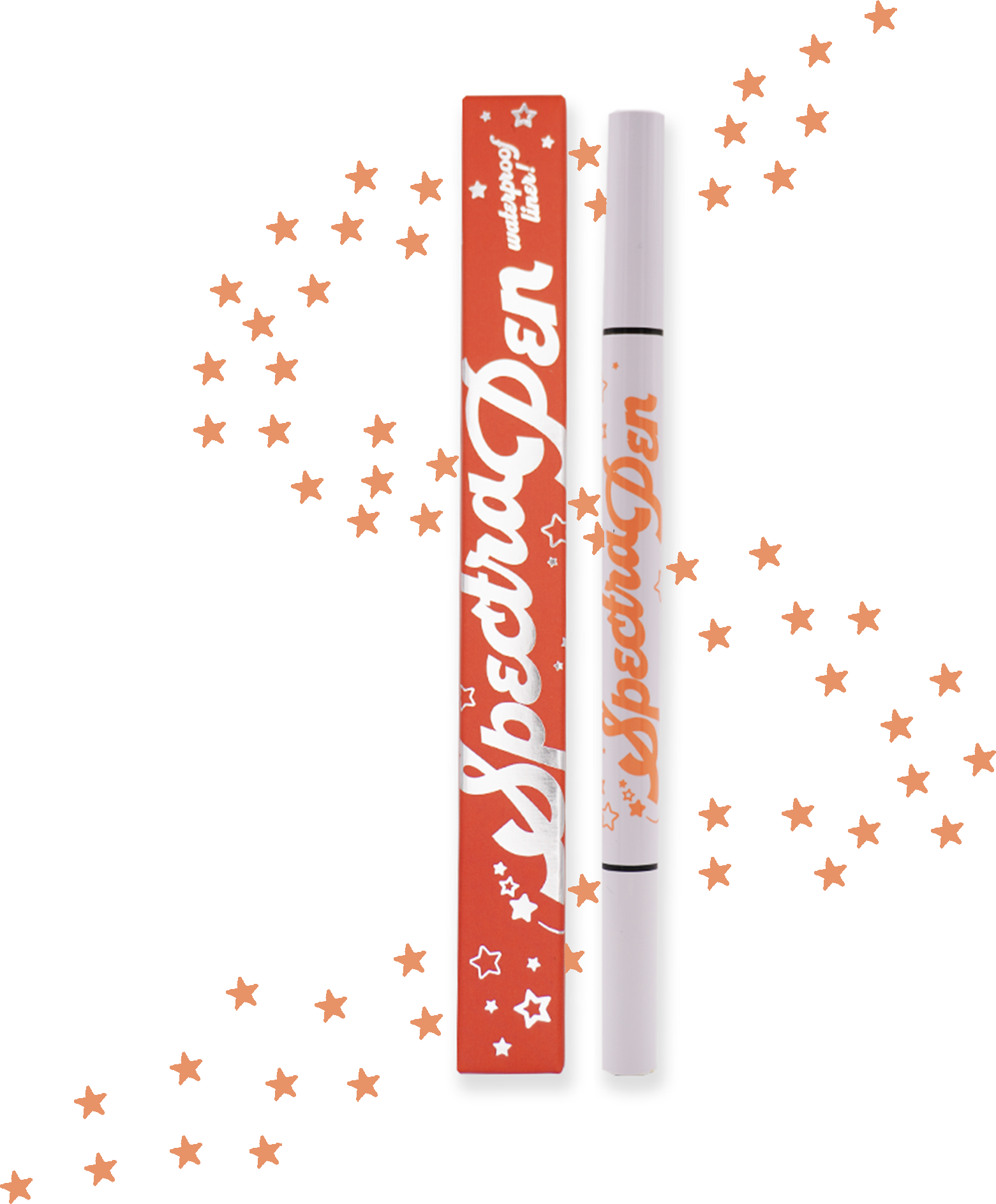 Star Orange Spectra Pen - Stamp & Eyeliner Pen - Glisten Cosmetics