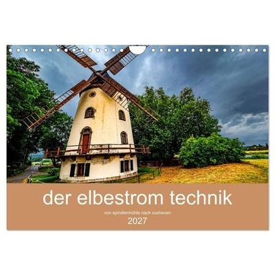 der elbestrom technik (Wandkalender 2027 DIN A4 quer), CALVENDO Monatskalender