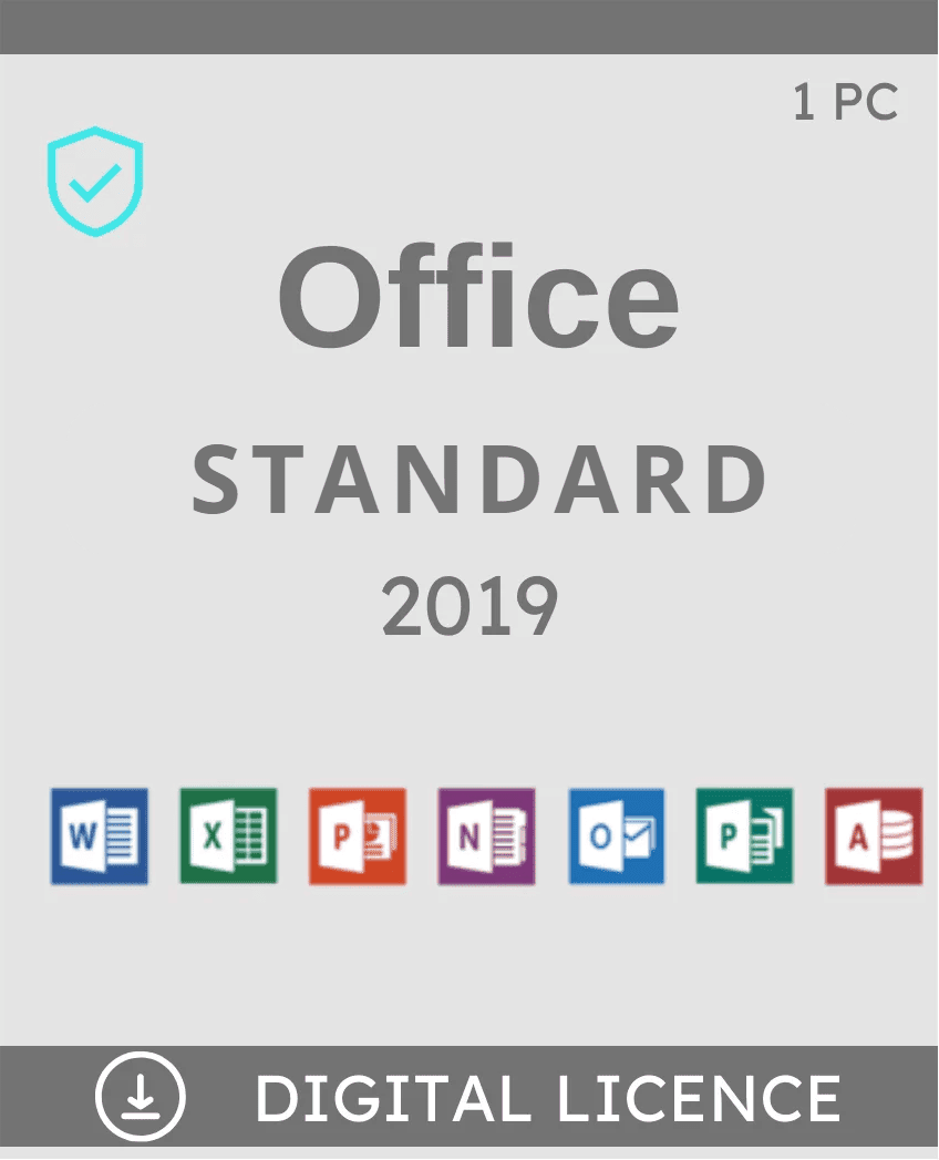 MICROSOFT OFFICE 2019 STANDARD (WINDOWS) - Lizenz auf Lebenszeit