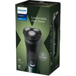 PHILIPS Rasierer Shaving 3 Heads X3002/00 - grün