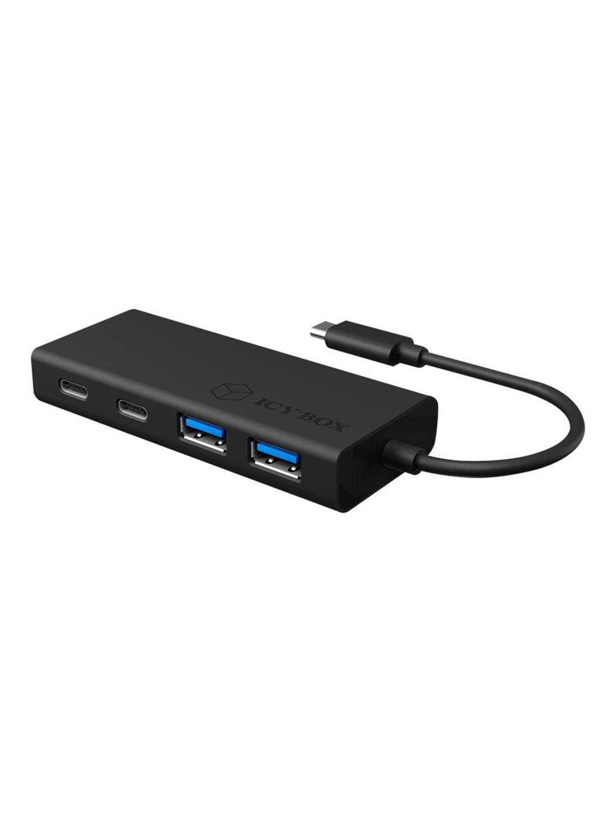 ICY BOX IB-HUB1426-CPD USB-Hubs - USB 3.0 - 4 - Schwarz