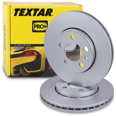 Textar Bremsscheibe belüftet vorne [Hersteller-Nr. 92082205] für Audi, Skoda, Streetscooter, Seat, VW