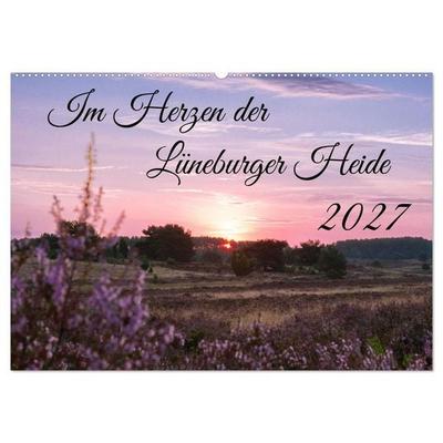 Im Herzen der Lüneburger Heide (Wandkalender 2027 DIN A2 quer), CALVENDO Monatskalender