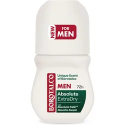 2x Borotalco, Deo, Men Extra Dry Unique Scent (Roll-on, 50 ml)