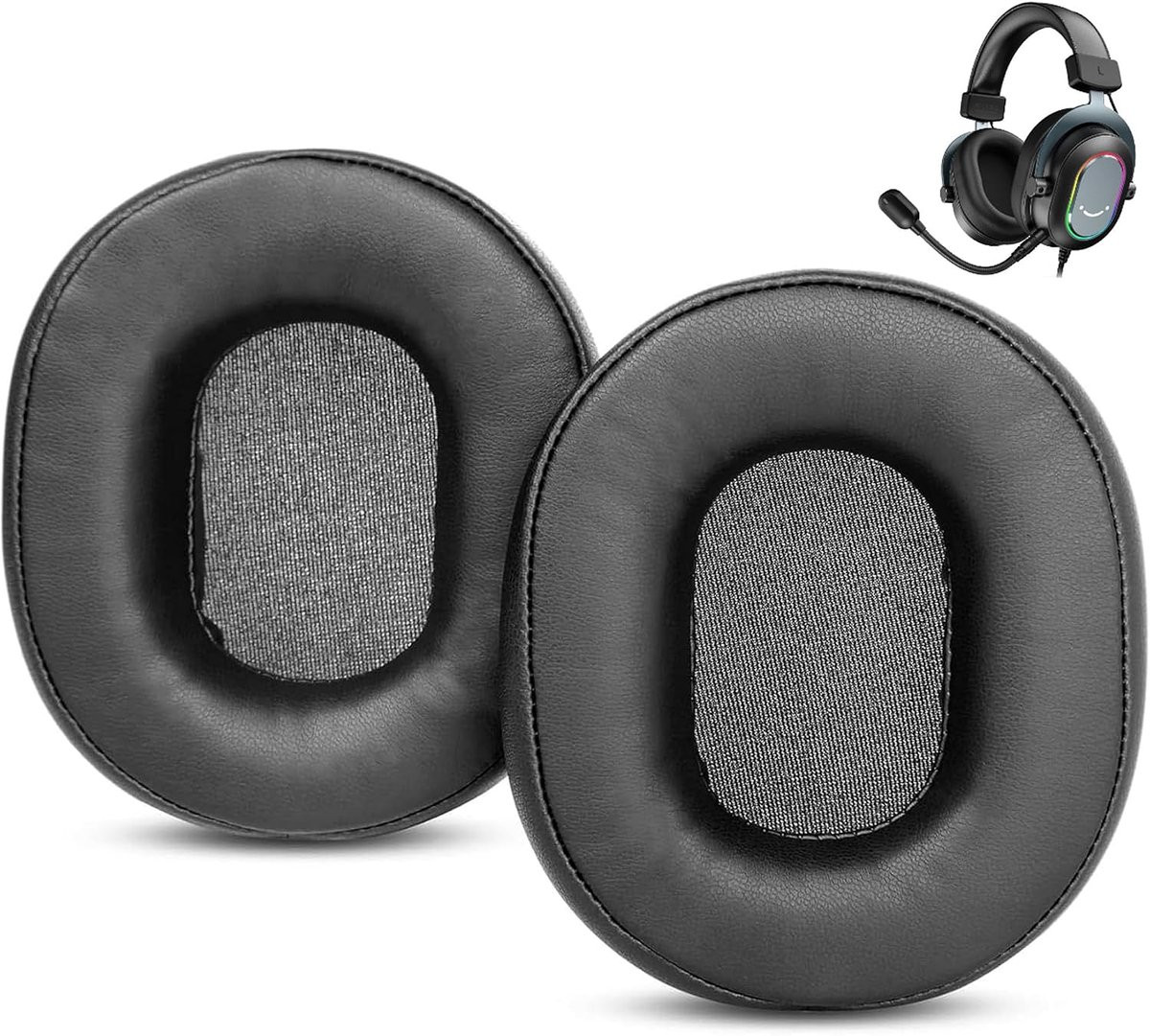 Vervangingsoorkussens compatibel met Fifine H6 7.1 Surround Sound hoofdtelefoon