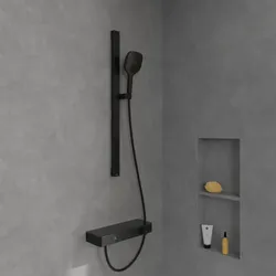 Villeroy und Boch Infinity Showers Duschgarnitur TVS110003000K5 105x31x890mm, eckig, matt black