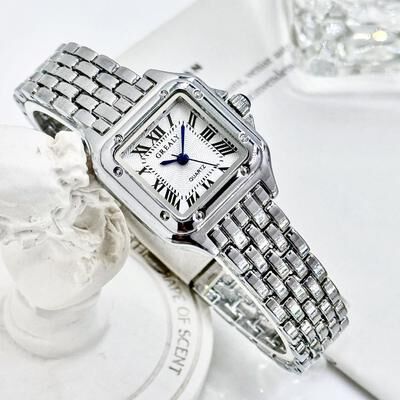 Fusion Finds Luxury Gold Women's Quartz Watch Waterproof Elegant Dress Wristwatch With Alloy Bracelet 2