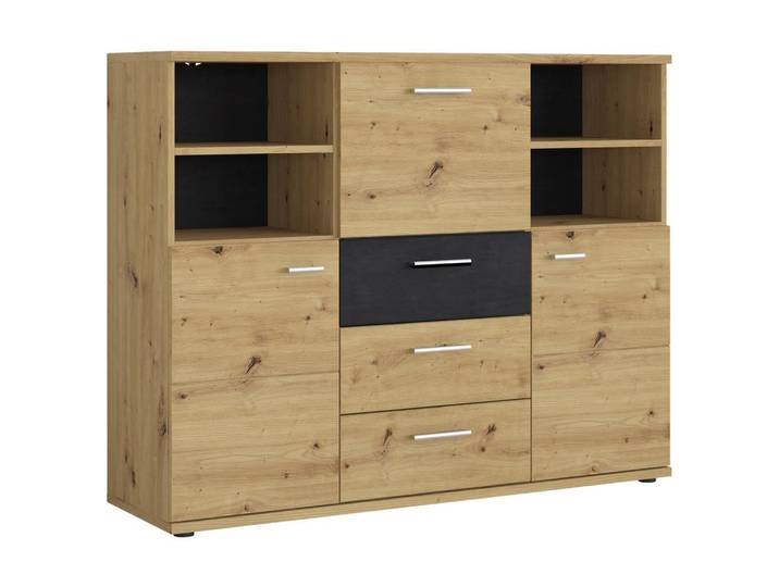 Sideboard Nina Eiche Artisan/Fresco B: 131 cm