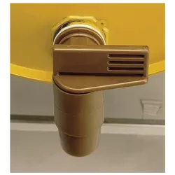 HP Autozubehör, Schlauchanschluss + Schlauchverbinder, Fasshahn Kunststoff braun R 59,6 (2′′) mm
