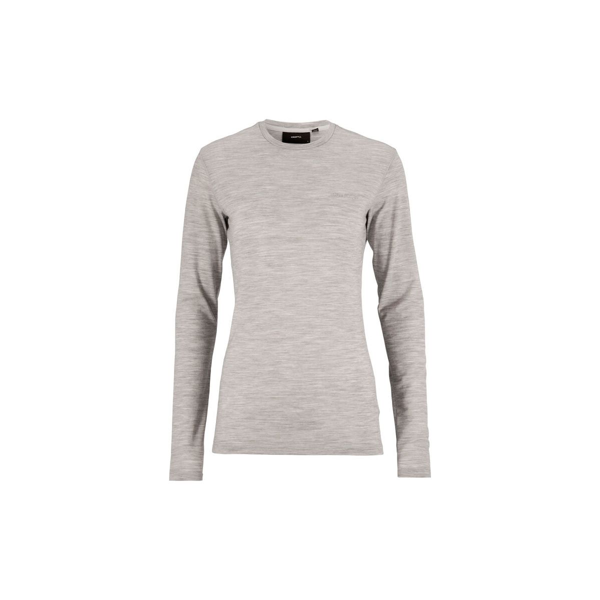 Craft Wool 95 Long Sleeve CN Women grey melange (950M) XXL C18094-950M-8