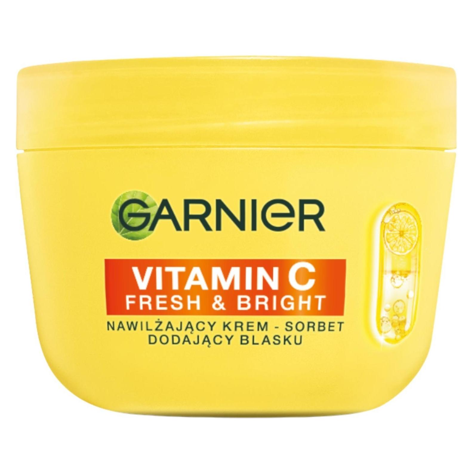 Lirene GARNIER Vitamin C Fresh &amp, Bright nawilżający - krem sorbet dodający blasku 85ml (85 ml, Tagescreme) (68304926)