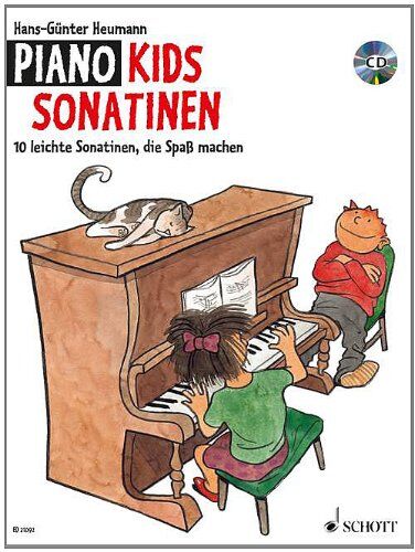 Hans-Günter Heumann - Piano Kids Sonatinen: 10 leichte Sonatinen, die Spaß machen. Klavier. Ausgabe mit CD. - Preis vom 12.10.2026 11:37:12 h