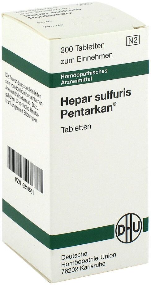 DHU Hepar Sulfuris Pentarkan Tabletten