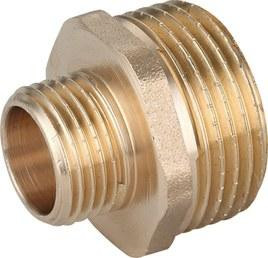 Invena Koperen verbindingsstuk verloopstuk 3/8'' x 1/2''