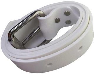 Shop Station ProFlex Freediving Weight Belt Cut To Fit Silicone Weight Belt With Stainless Steel Quick Release Buckle white