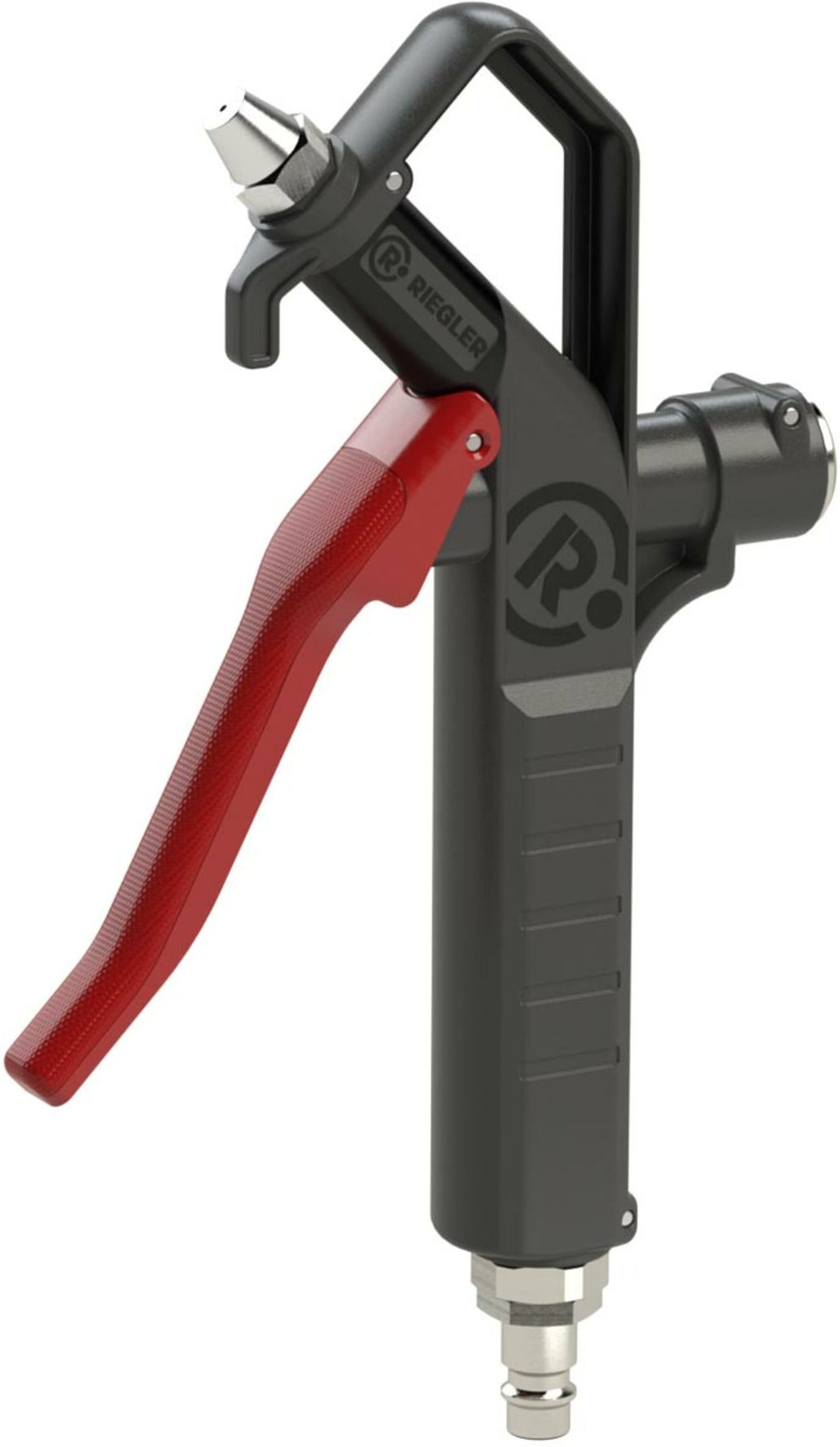 Riegler Blaspistole, Kunststoff, Standarddüse, unten anschließbar, Tülle LW 6 (BPKRDUALW6)