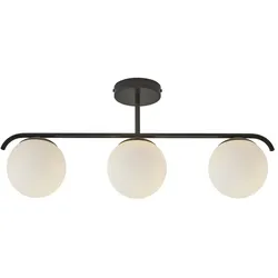 Nordlux Deckenleuchte GRANT, 3-flammig, E14, IP20, schwarz NORD-2010583003