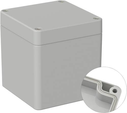 TRU COMPONENTS ABS 320500 5U 5U320500 Industrie-Gehäuse 82 x 80 x 85 ABS Lichtgrau (RAL 7035) 1St.