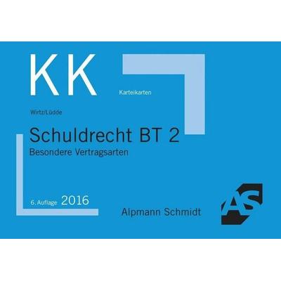 Karteikarten Schuldrecht BT 2, Paperback von Jan Stefan Lüdde, Alpmann und Schmidt