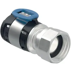 Geberit, Rohrverbindungstechnik, FlowFit Anschluss gerade 16 x 1/2" mit berwurfmutter 619490221
