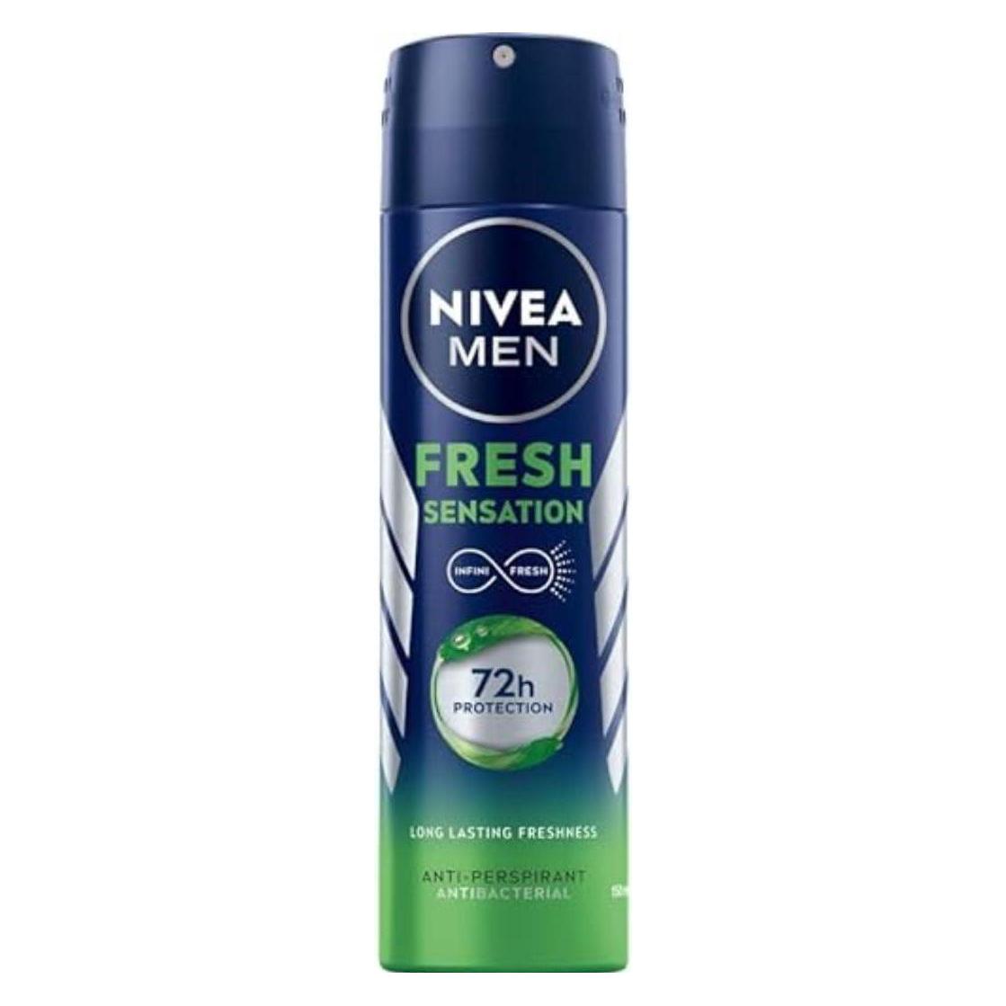 Nivea Men Men Fresh Sensation Antiperspirant 150Ml (Spray, 150 ml) (5900017089300)