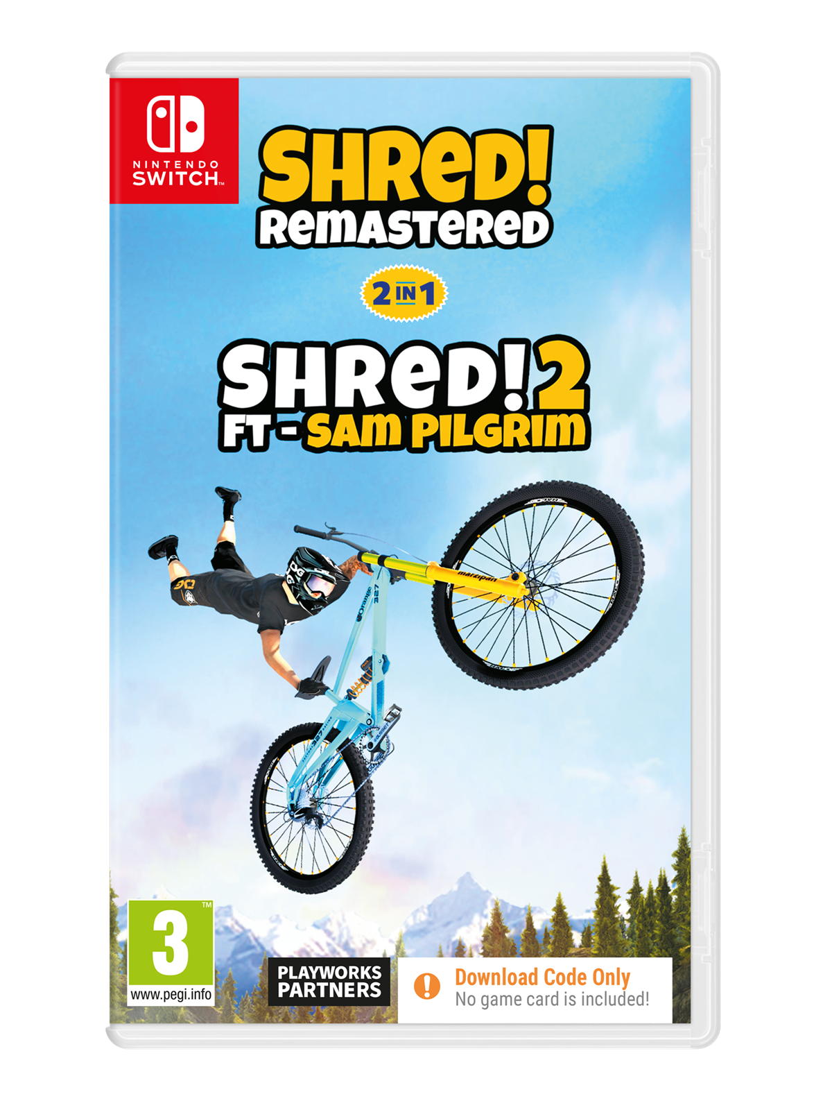 Shred! Remastered + Shred! 2 - ft Sam Pilgrim (Code in a Box) - Nintendo Switch - Rennspiel - PEGI 3
