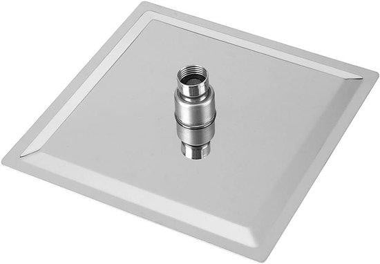 Verchroomde Rvs Waterval Regendouchekop met Hogedruk, 20 x 20 cm