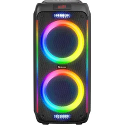 Denver BPS-458 BT Party Lautsprecher schwarz (4 h), Bluetooth Lautsprecher, Schwarz