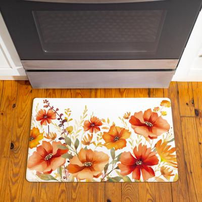 Evergreen "Wildflowers Anti-Fatigue Door Mat - 30"" x 18"""