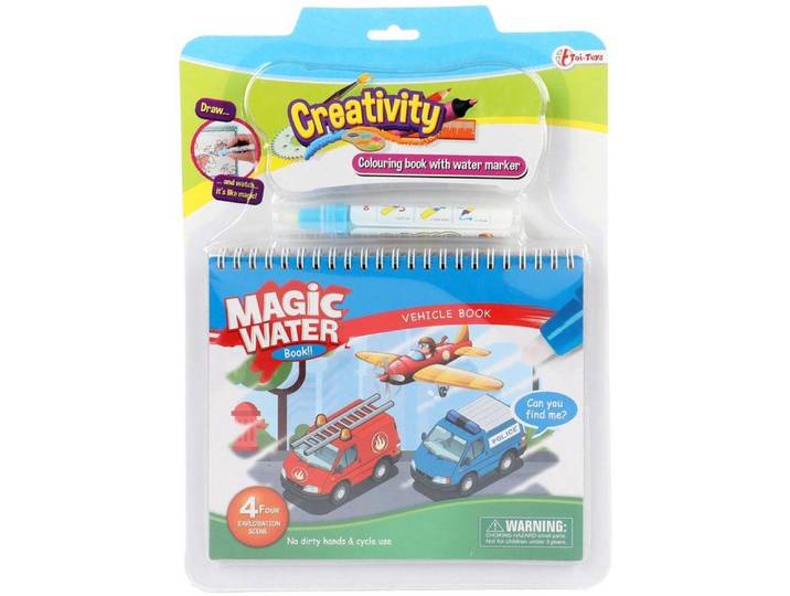 Toi-Toys Creativiteit - Kleuren met Water Voertuig - Magische kleurverandering - Multicolor