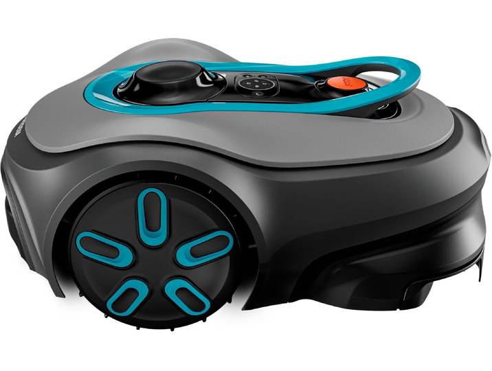 Rasenmähroboter GARDENA Smart Sileno Free 1200 1200 m² , grau (bunt), Rasenmähroboter, Rasenmähroboter