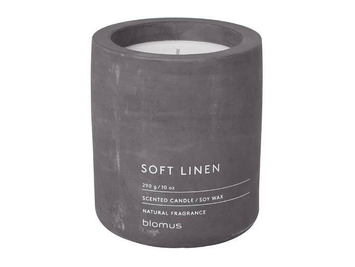 blomus Bougie parfumée Fraga 55 heures Soft Linen-Magnet