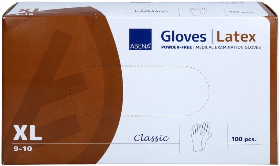 Latex-handschuhe Classic Unster.puderfrei Xl Natur 100stk