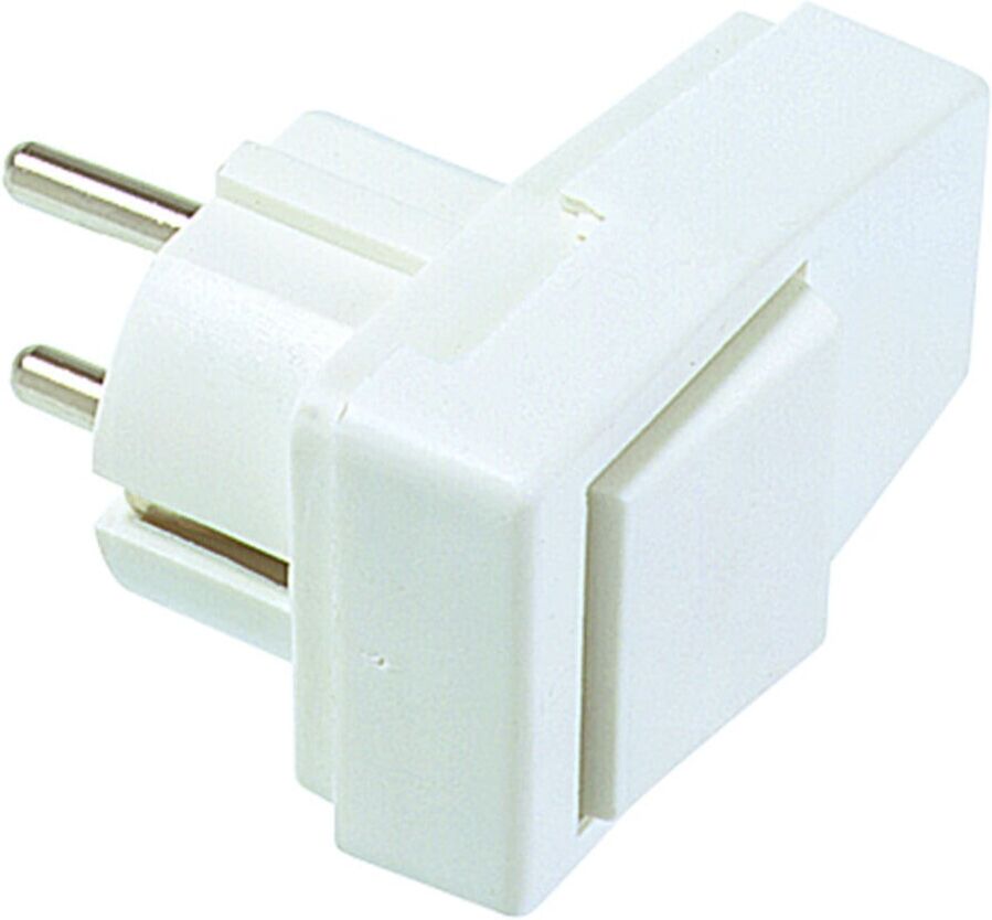 Bachmann Schutzkontakt-Stecker ws, abscha.Winkel 911.271)