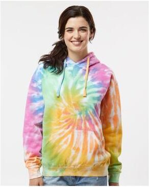 Tie-Dye CD877 d Hooded Sweatshirt in Eternity size XL   Cotton/Polyester Blend 8777, T8777